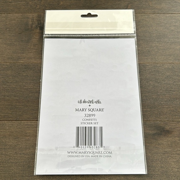 ALL SHE WROTE NOTES Sticker Set, Confetti Happiness Celebrate Holiday Crafts - Picture 3 of 7